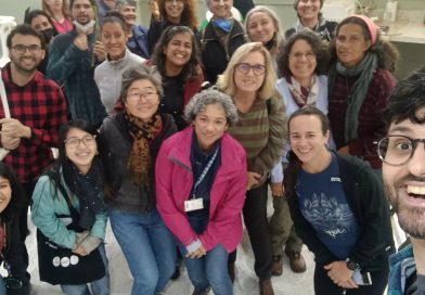 Quase não consegui enquadrar a foto com todos que estiveram agora na oficina de …