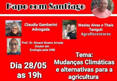 É hoje! Vamos falar sobre emergência climática e alternativas para agricultura. …